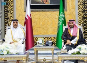 محمد بن سلمان وتميم بن حمد