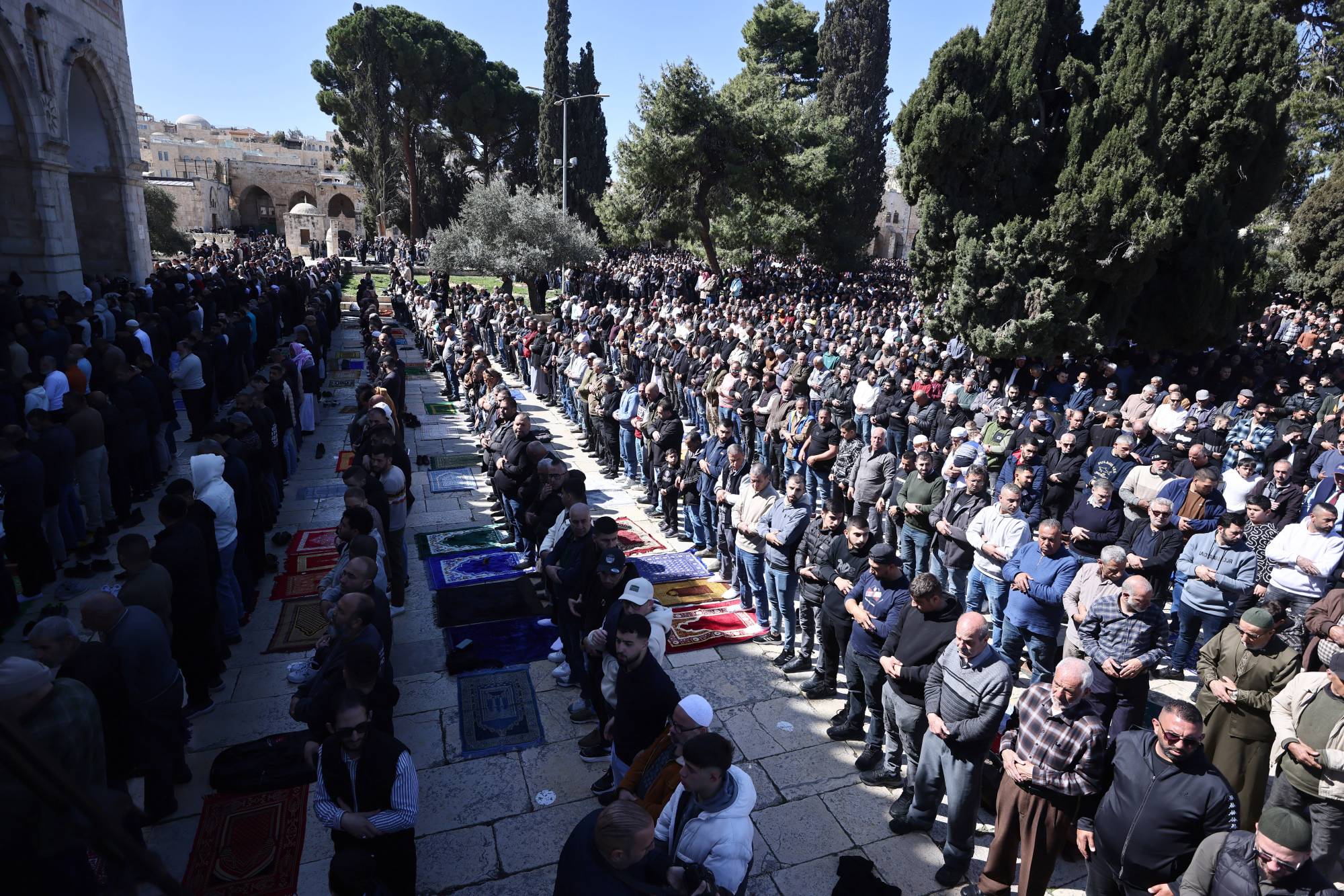 صلاة الجمعة في الأقصى موقع بوابة الأخبار24